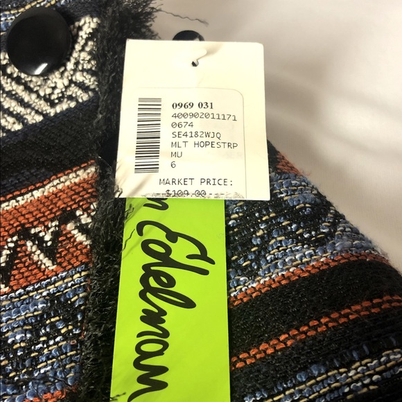 NWT Sam Edelman Hope Stripe Skirt in Multi - Picture 6 of 8